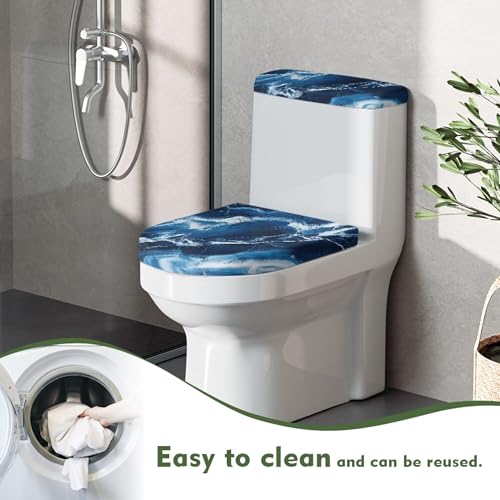 Christmas Toilet Lid and Tank Cover Set for Bathroom Decor Q334993