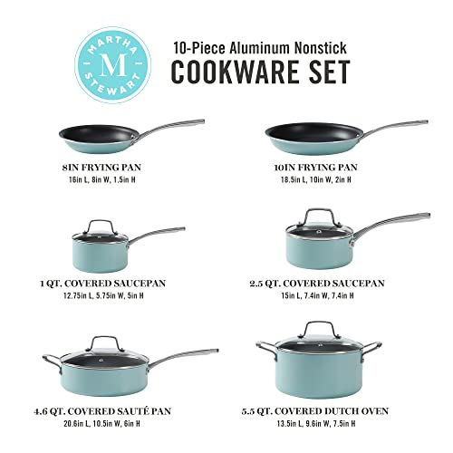 14 Piece Non-Stick Aluminum Cookware Combo Set with Pots, Pans, and Tools P688