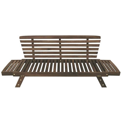 Outdoor Wooden Expandable Daybed Sofa with Cushions R572