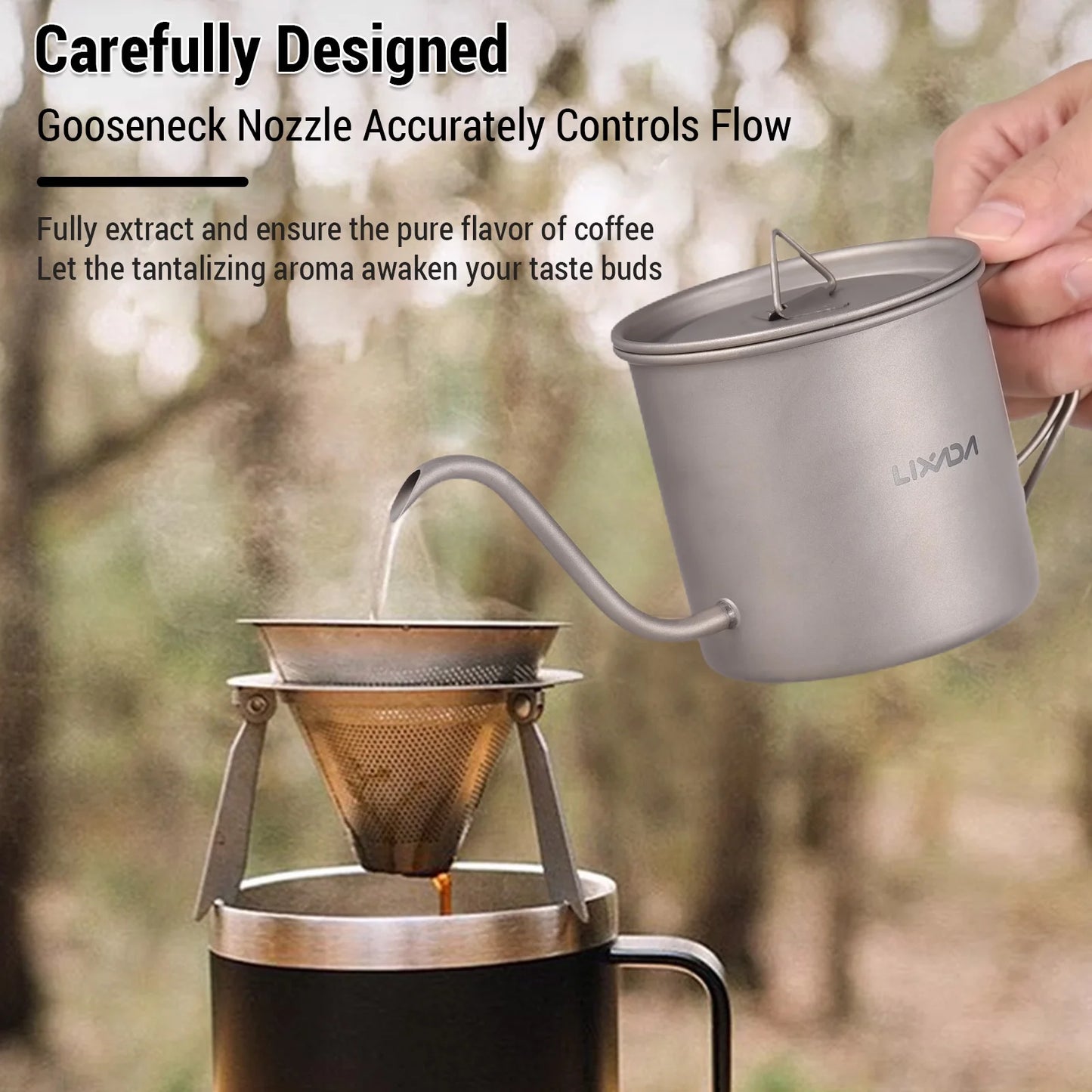 Gooseneck Pour Over Kettle Mini Tea Water Pot O48992