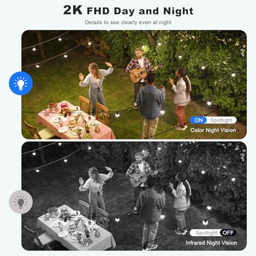 Wireless Security Cameras Outdoor, Battery Powered with AI Motion Detection, 2 Cameras K5569