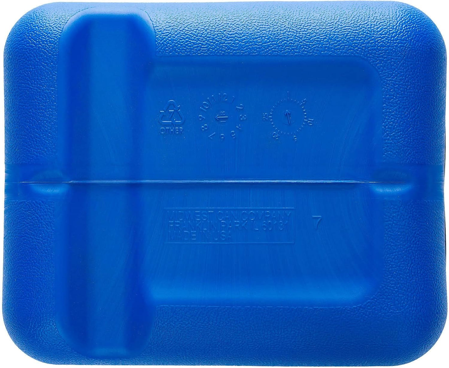 2-Gallon EPA & CARB Compliant Kerosene Gas Can Fuel Container with Flame Shield, Blue (4 Pack) Z3819
