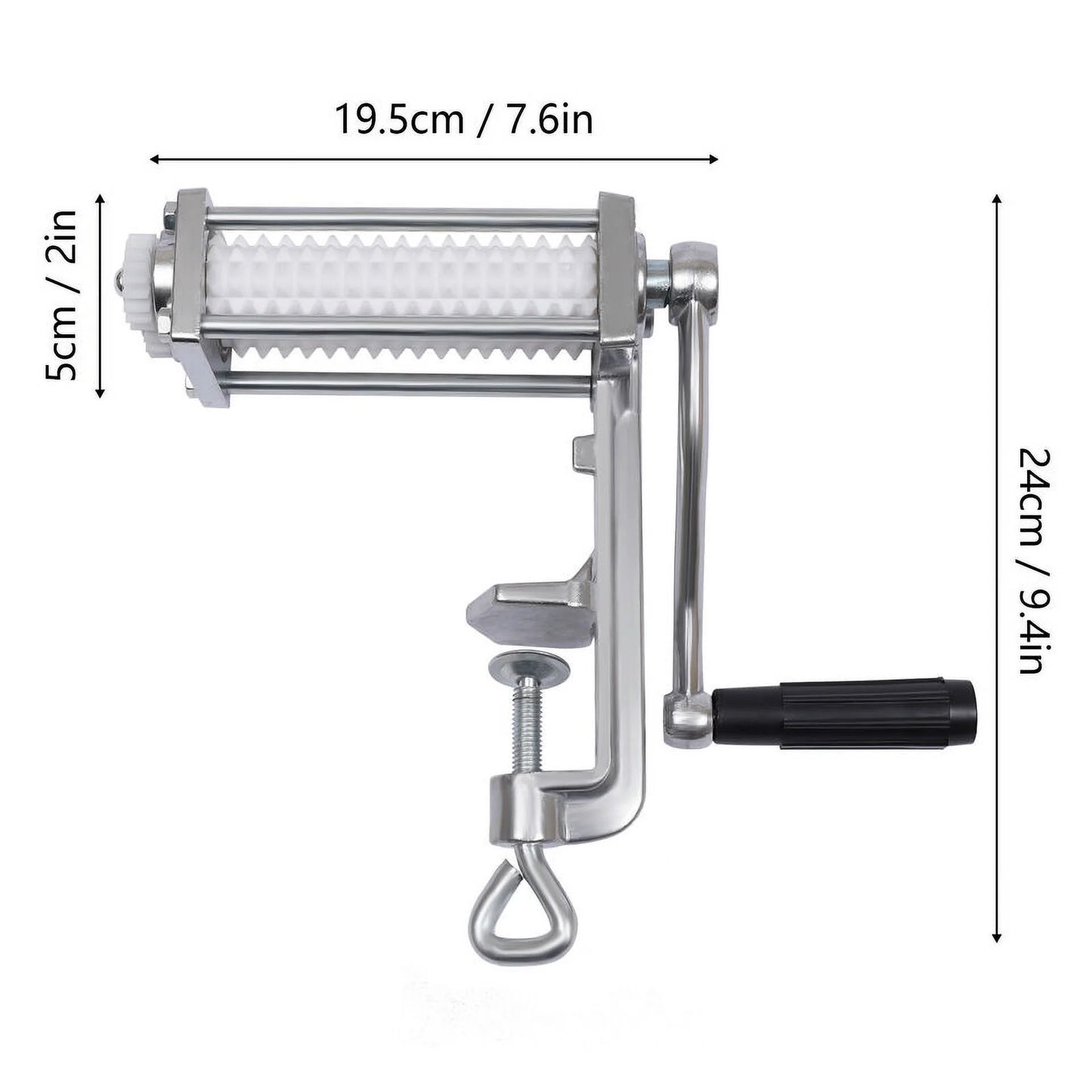 Meat Tenderizing Machine with 2 Rollers, Kitchen Tool for Steak and Pork A489