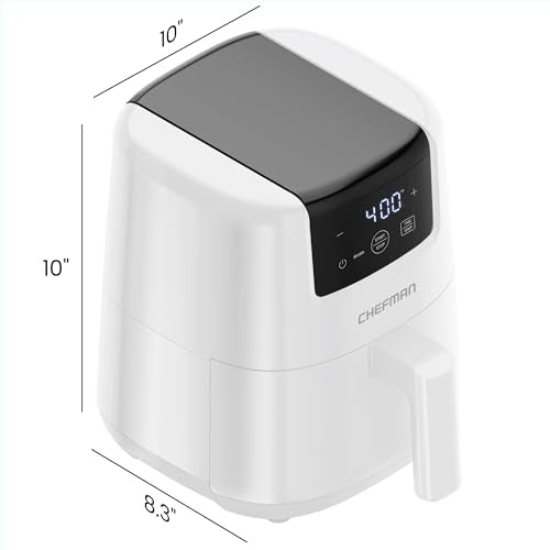 2 Qt Mini Air Fryer with Digital Timer and Nonstick Basket D4952