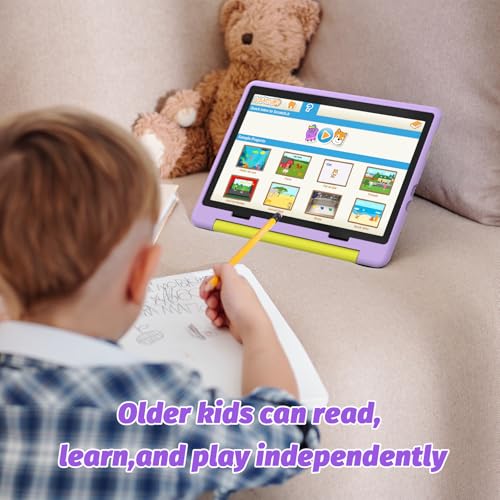 Kids Tablet 10 inch Octa-Core with Case, 64GB Expandable, Parental Control, Dual Camera, WiFi I23112