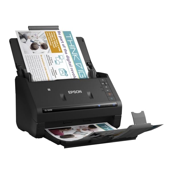Wireless Color Duplex Desktop Document Scanner with Auto Document Feeder W8758