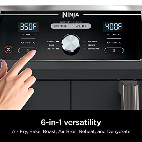 10QT 6-in-1 DualZone Air Fryer with 2 Independent Baskets X511450