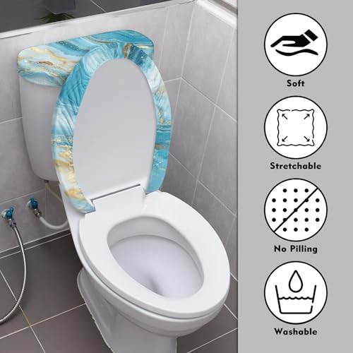 Christmas Toilet Lid and Tank Cover Set for Bathroom Decor Q334993