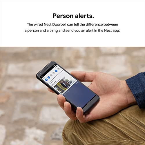 Video Doorbell with 24/7 Streaming, HDR Video, Night Vision, and Person Alerts Q529559