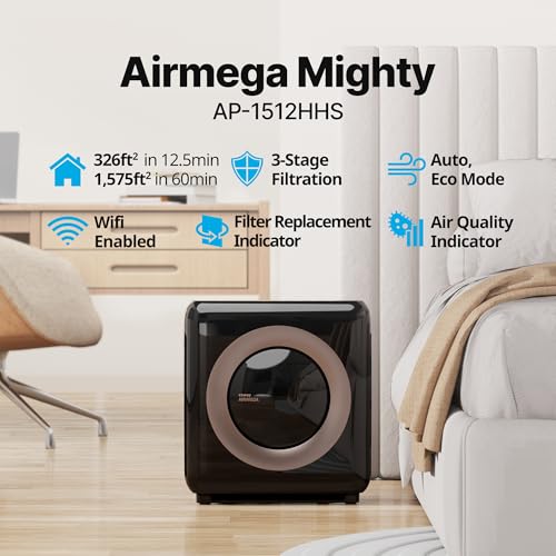 HEPA Air Purifier with Air Quality Monitoring and Auto Mode H968730