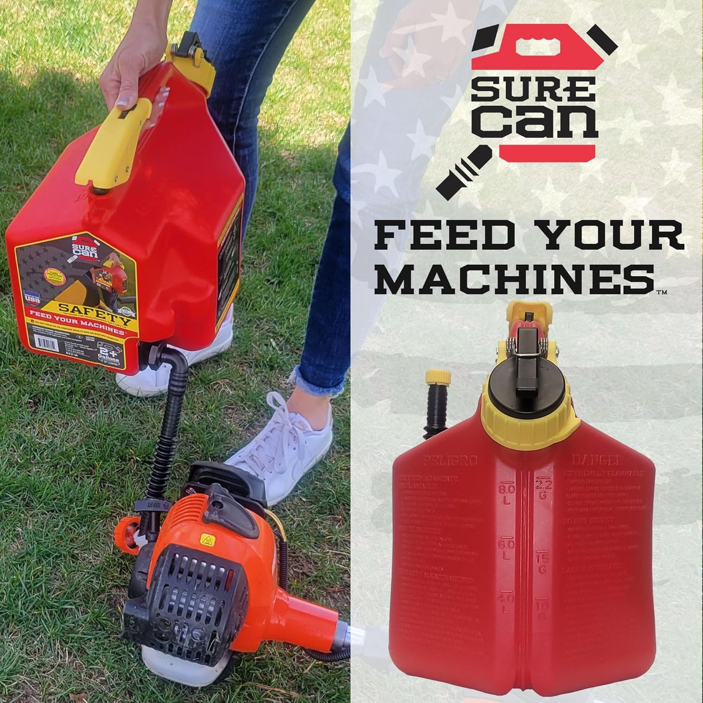 2 Gallon Type-II Safety Container with Rotating Spout N980325