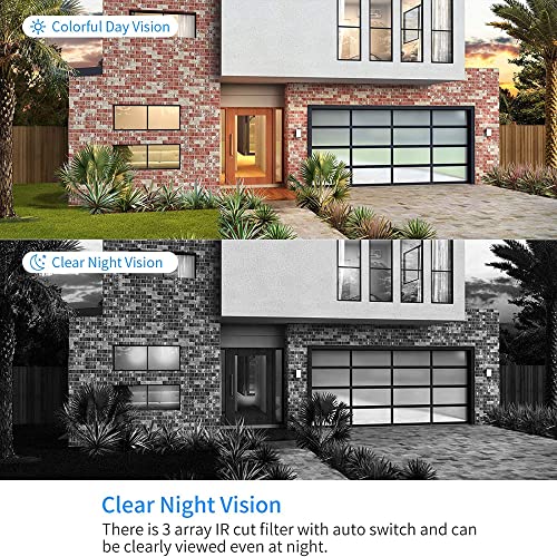 Wireless Security Camera System, 4K NVR, 4Pcs 3MP Night Vision WiFi Cameras D47166
