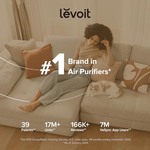 Air Purifier for Bedroom Home, 3-in-1 Filter Cleaner with Fragrance Sponge for Better Sleep, Portable S3072
