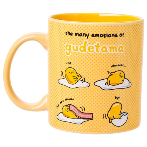 Sanrio Gudetama Lazy Egg Ceramic Mug, 20 Ounces Q726245