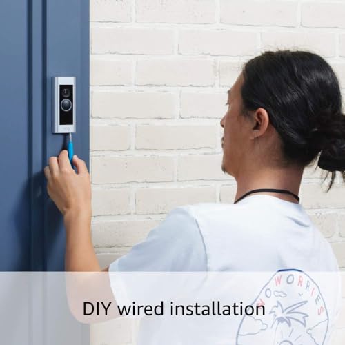 Wired Doorbell with Security Features and Sleek Design S499514