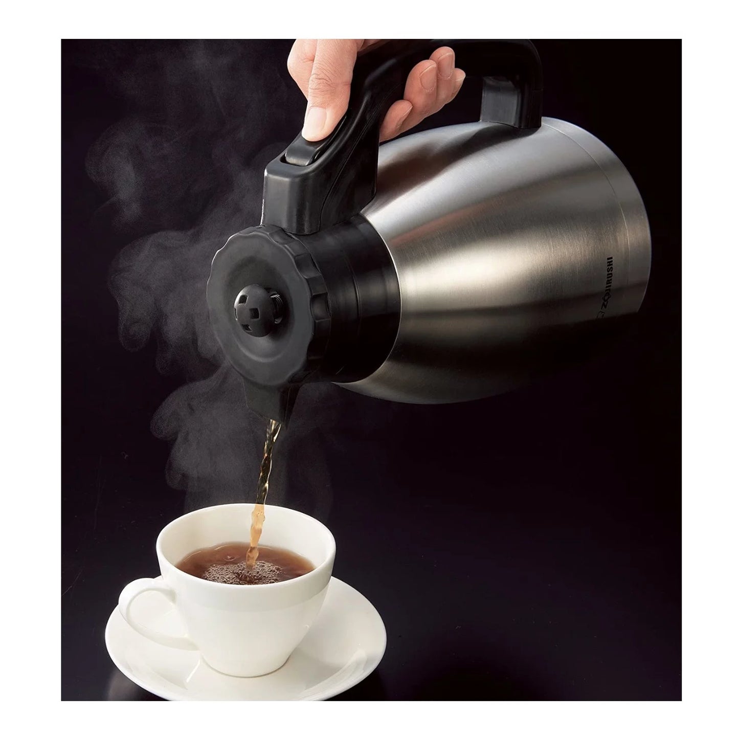 10-Cup Coffee Maker with Stainless Steel Carafe and 12-Ounce Tumbler E469