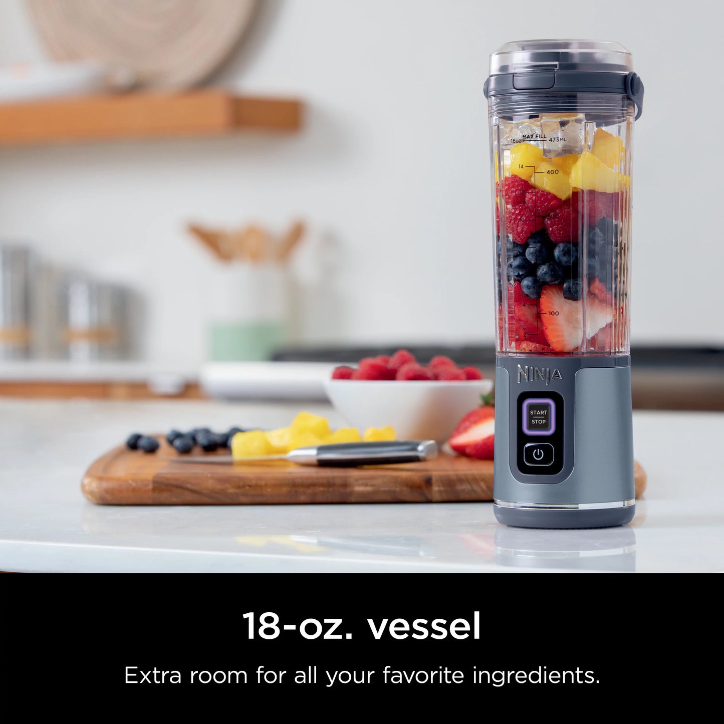 Portable Blender with Leakproof Lid, 18 oz I874