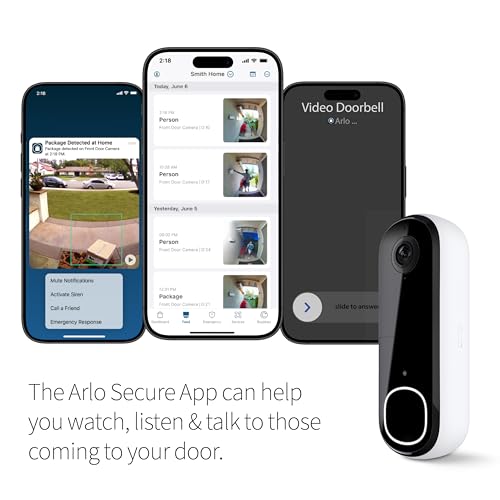 Video Doorbell 2K Wire-Free with Night Vision and Two-Way Audio Z9314