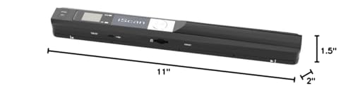 Portable Scanner for A4 Documents, 900 DPI, with 16G SD Card O6713