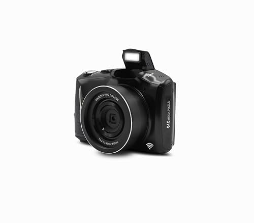 Minolta 64 Mega Pixels Digital Camera with 4K Video 60 FPS & WiFi, Black