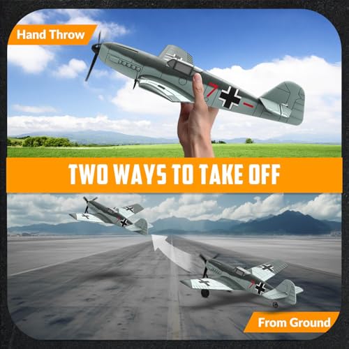 RC Plane 3 Channel Remote Control Airplane Fighter Toy, 2.4GHz 6-axis Gyro, Easy to Fly for Adults Kids Beginners Q215470