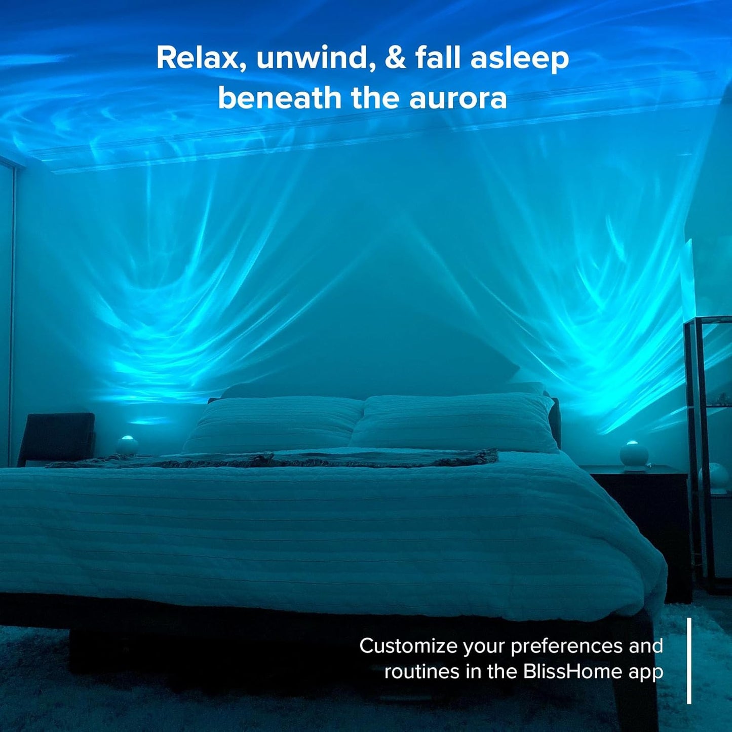 LED Aurora Projector for Bedroom Relaxation and Night Light T92030