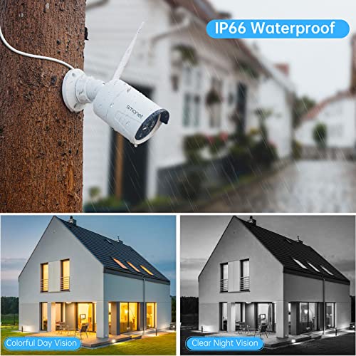 Wireless Security Camera System 1080P 8 Channel Home Surveillance DVR Kit with 4 Cameras 1TB HDD Night Vision Motion Detection K47480