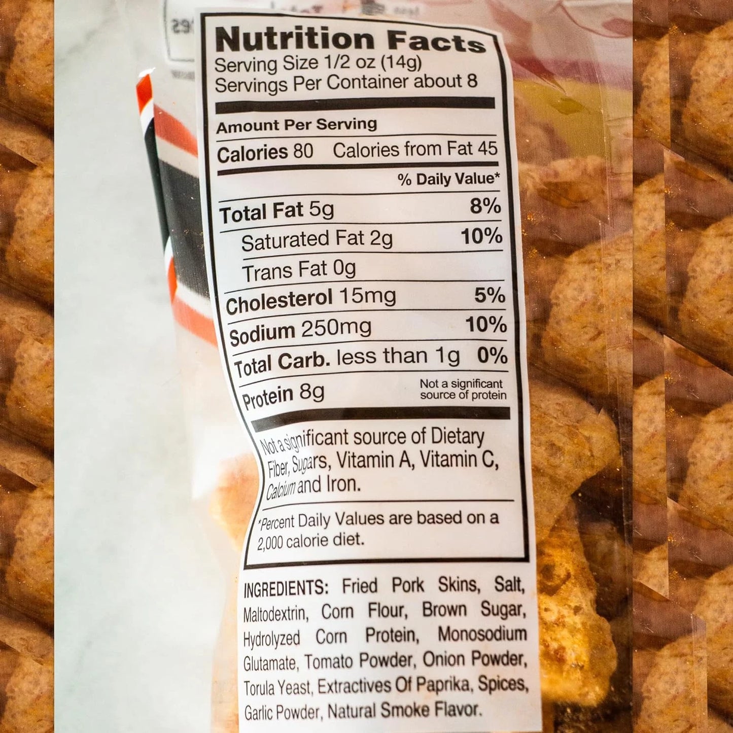 BBQ Pork Rinds - Crispy Fried Pork Skins - 4 Bags G624053