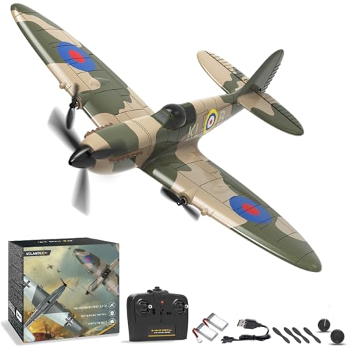 RC Plane 3 Channel Remote Control Airplane Fighter Toy, 2.4GHz 6-axis Gyro, Easy to Fly for Adults Kids Beginners Q215470