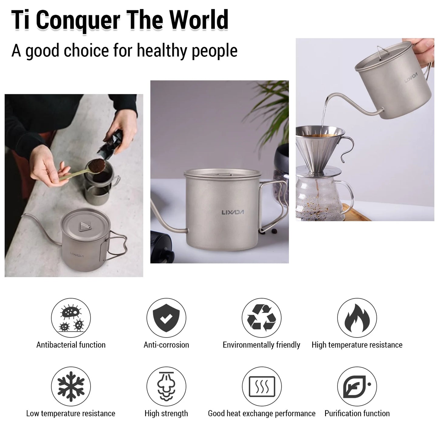 Gooseneck Pour Over Kettle Mini Tea Water Pot O48992