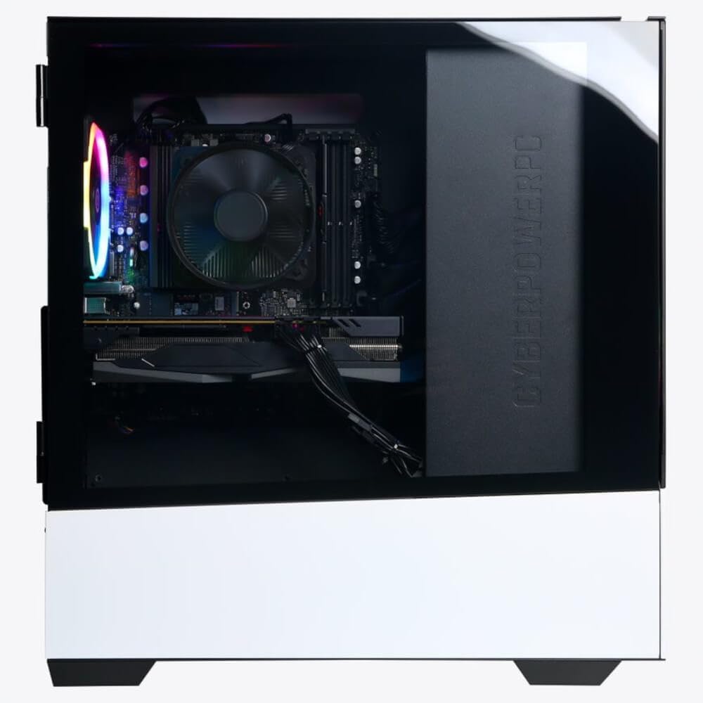 Gaming Desktop Computer, AMD Ryzen 7, 32GB RAM, 2TB SSD, RTX 4060 Ti, White V573238