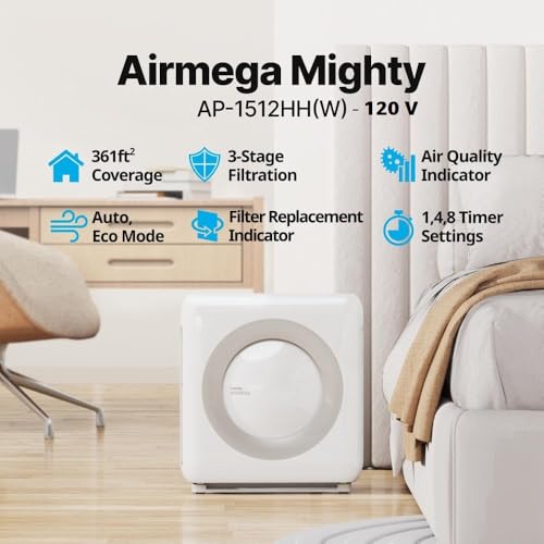 HEPA Air Purifier with Air Quality Monitoring and Auto Mode H968730