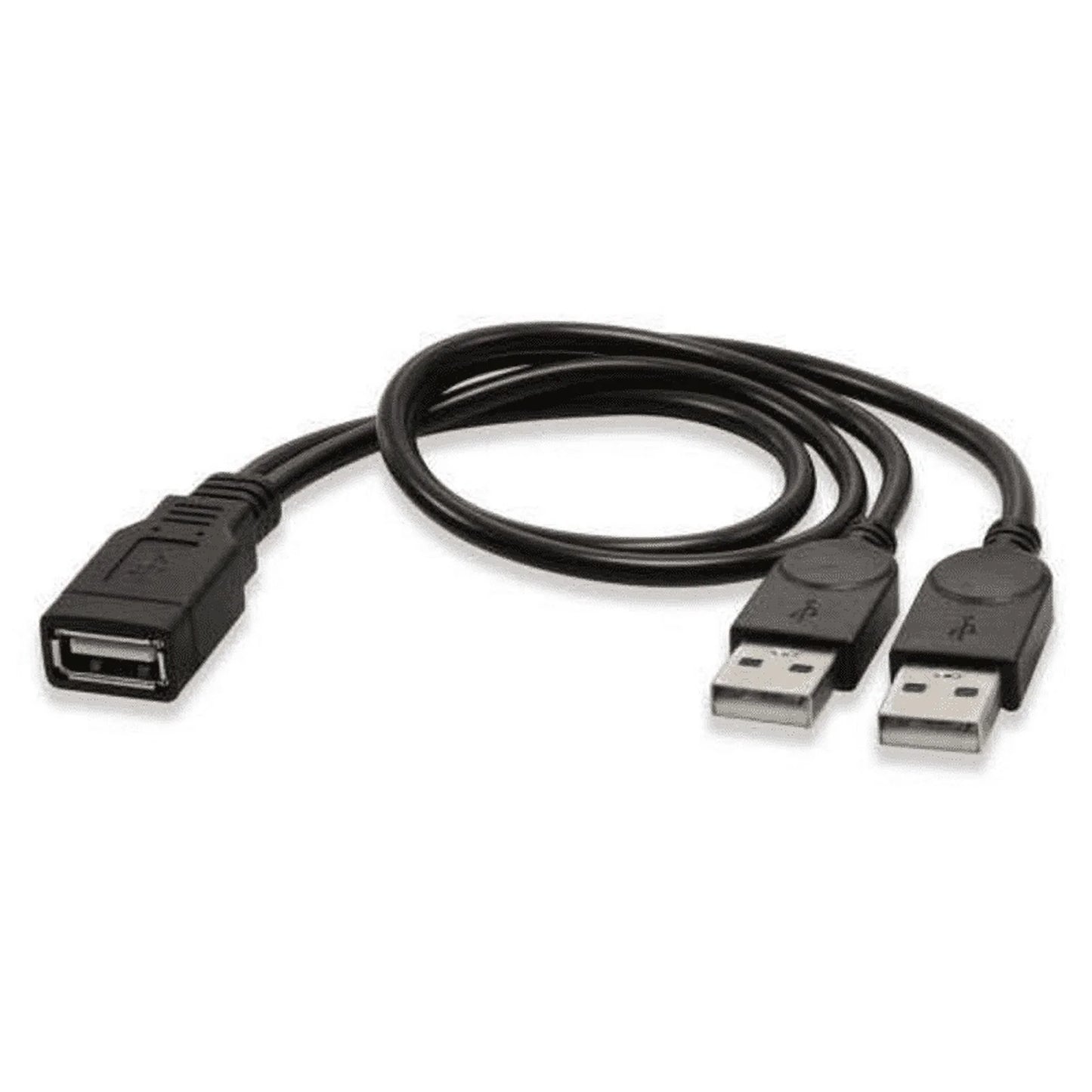 USB 2.0 One-to-Two Data Charging Cable 30cm F7998