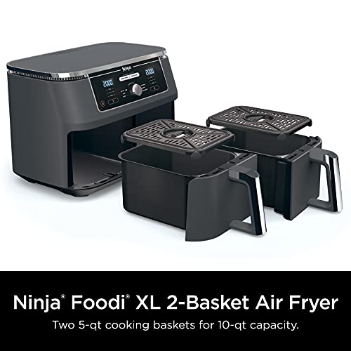 10QT 6-in-1 DualZone Air Fryer with 2 Independent Baskets X511450