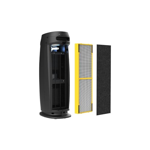 Air Purifier with HEPA Filter for Large Rooms, Removes Smoke, Pet Dander, Pollen, and Odors E469
