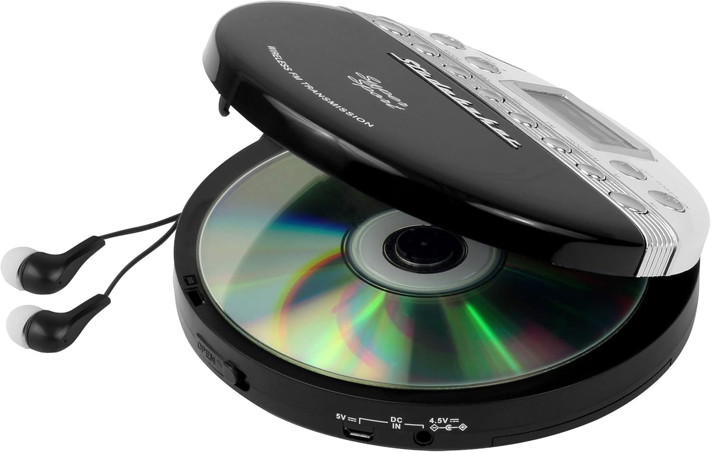 Portable CD Player with FM Stereo Radio and Earbuds F7921