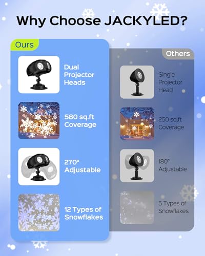 Christmas Projector Lights Outdoor with Remote Control A7993