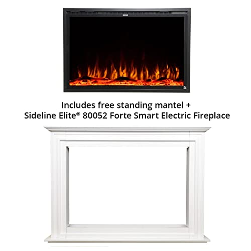 50-inch Smart Electric Fireplace with Surround Mantel L5013