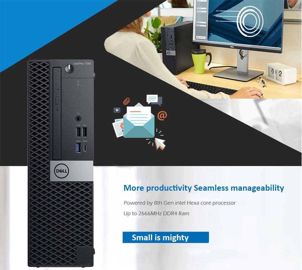 Desktop PC with Intel i7-8700, 16GB RAM, 512GB SSD, WiFi, Windows 11 Pro L96241