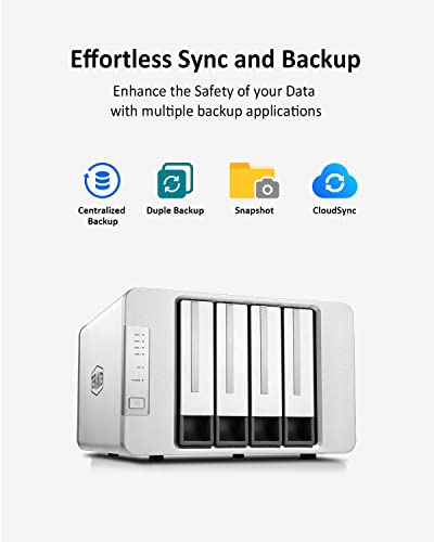 4-Bay NAS Network Storage Server with Quad-core CPU and 2.5GbE Ports C768468