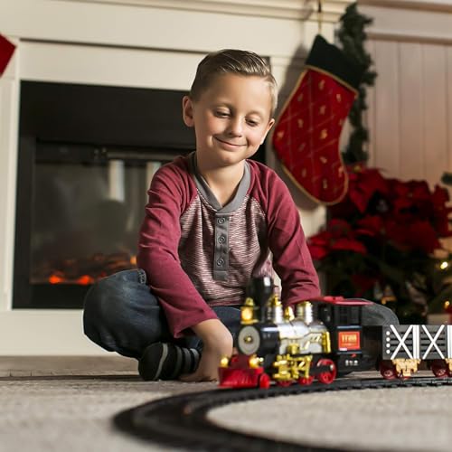 Christmas Train Set with Real Smoke, Lights and Sounds F87402