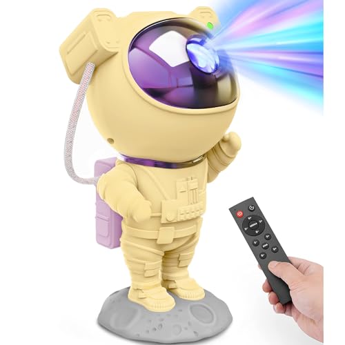 Astronaut Star Projector Night Light with Remote and Timer H43959