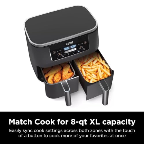 10QT 6-in-1 DualZone Air Fryer with 2 Independent Baskets X511450