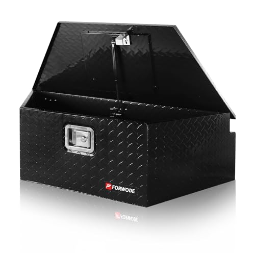 Aluminum Trailer Tongue Tool Box with Lock, 39 Inch D2584