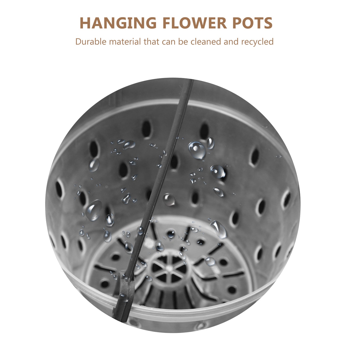 5 Sets Hanging Flower Pot Planter Phalaenopsis PP Material P212