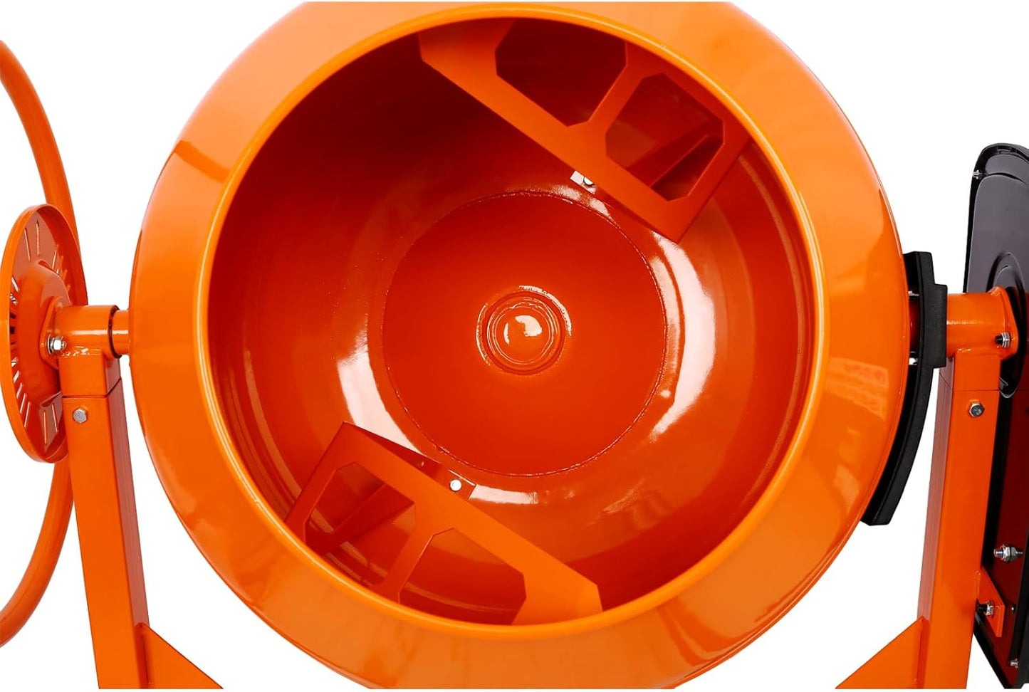 Electric Concrete Mixer, 5 Cu Ft, 650W Portable for Mortar and Stucco N607623