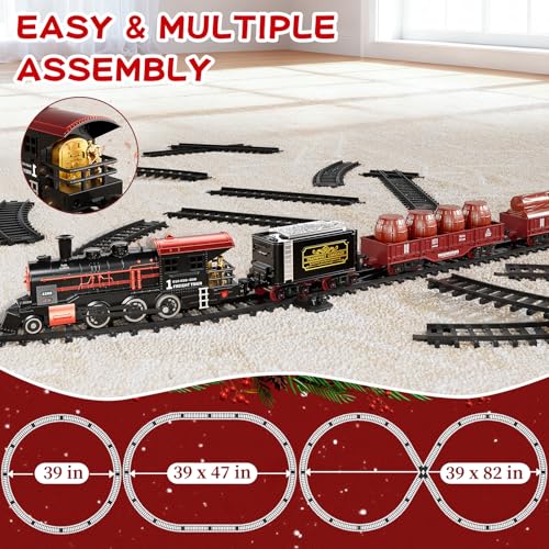 Electric Train Set for Kids with Lights and Sounds H492