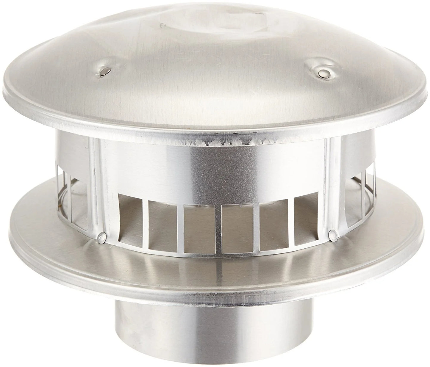 Selkirk Metalbestos Selkirk 104800 Gas Vent, 4" Cap Bird Proof Type B Top Round, 4 Inch, Galvanized