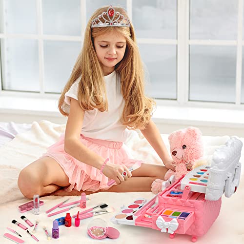 Washable Makeup Kit for Girls Pretend Play Toys D653624