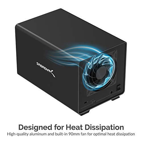 USB 3.2 5-Bay SATA Hard Drive Docking Station, Trayless, USB-C 10Gbps P669